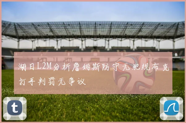 湖日L2M分析詹姆斯防守无犯规布克打手判罚无争议